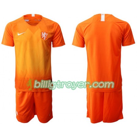 Billige Fotballdrakter Nederland Barn Hjemmedraktsett 2019 Kortermet